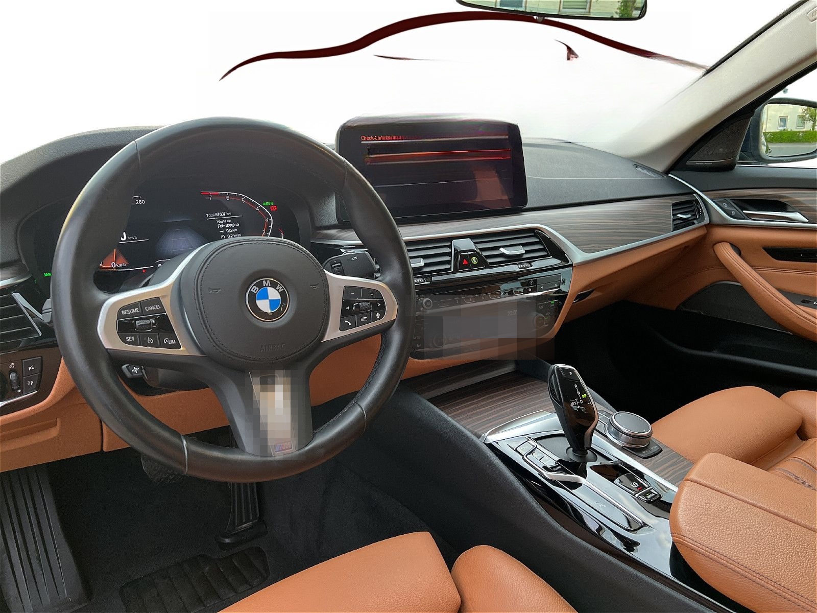 BMW 530i Lim Glas-SD Leder HK Ind.-Tansanitblau RFK foto 10