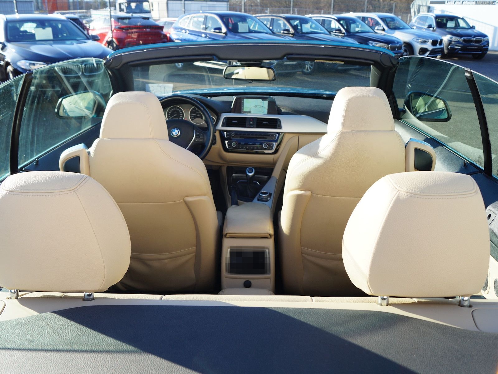 BMW 420i Cabrio * Navi * Leder * AHK * HUD * 1.Hd. foto 12