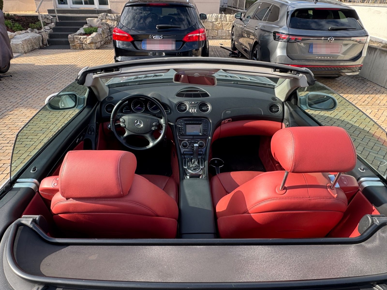 Mercedes-Benz SLR SL Roadster SL 350 Leder rot- Command foto 9