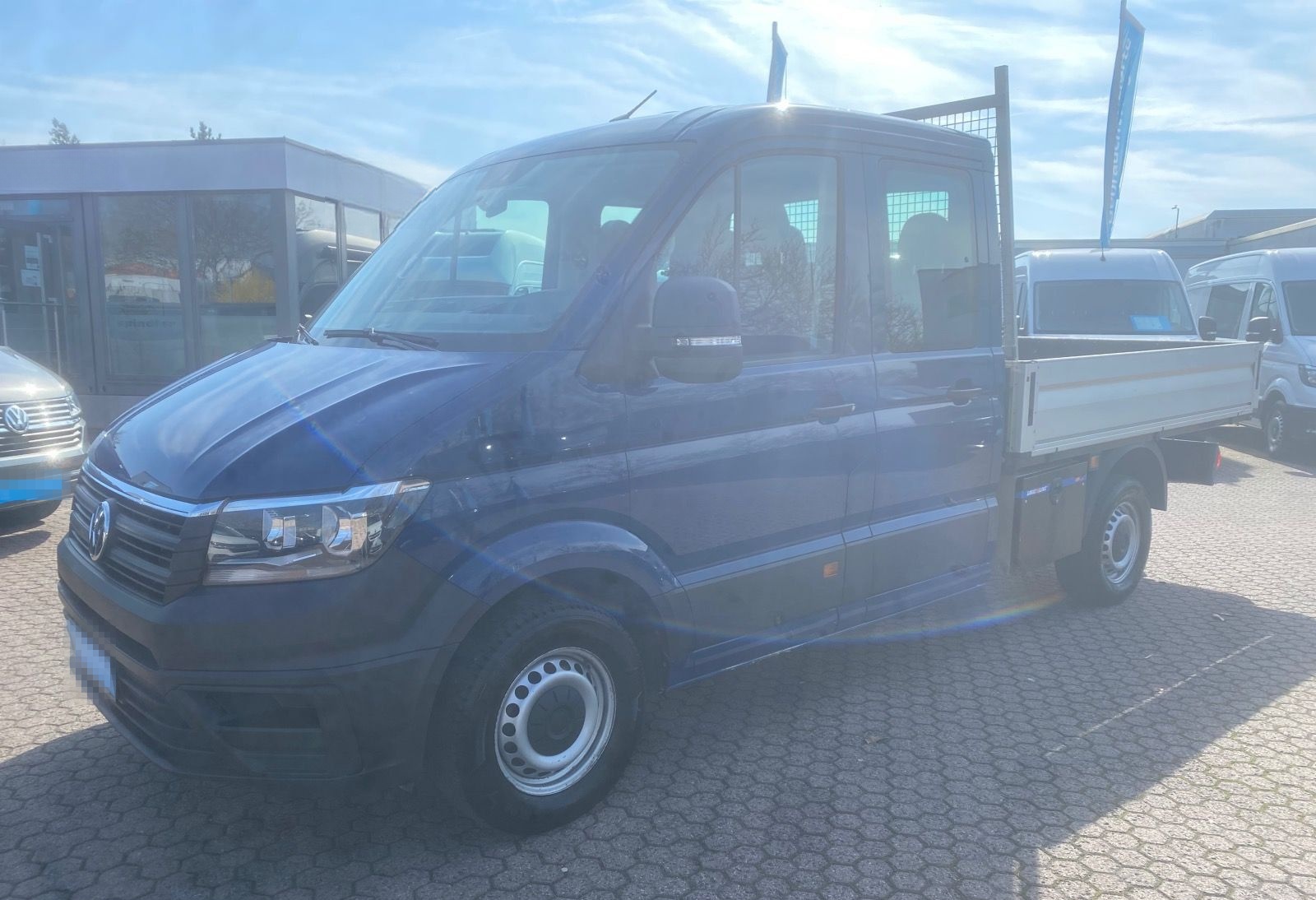 Volkswagen Crafter 35 Pritsche 2.0 TDI DOKA MR / AHK, Klima foto 2