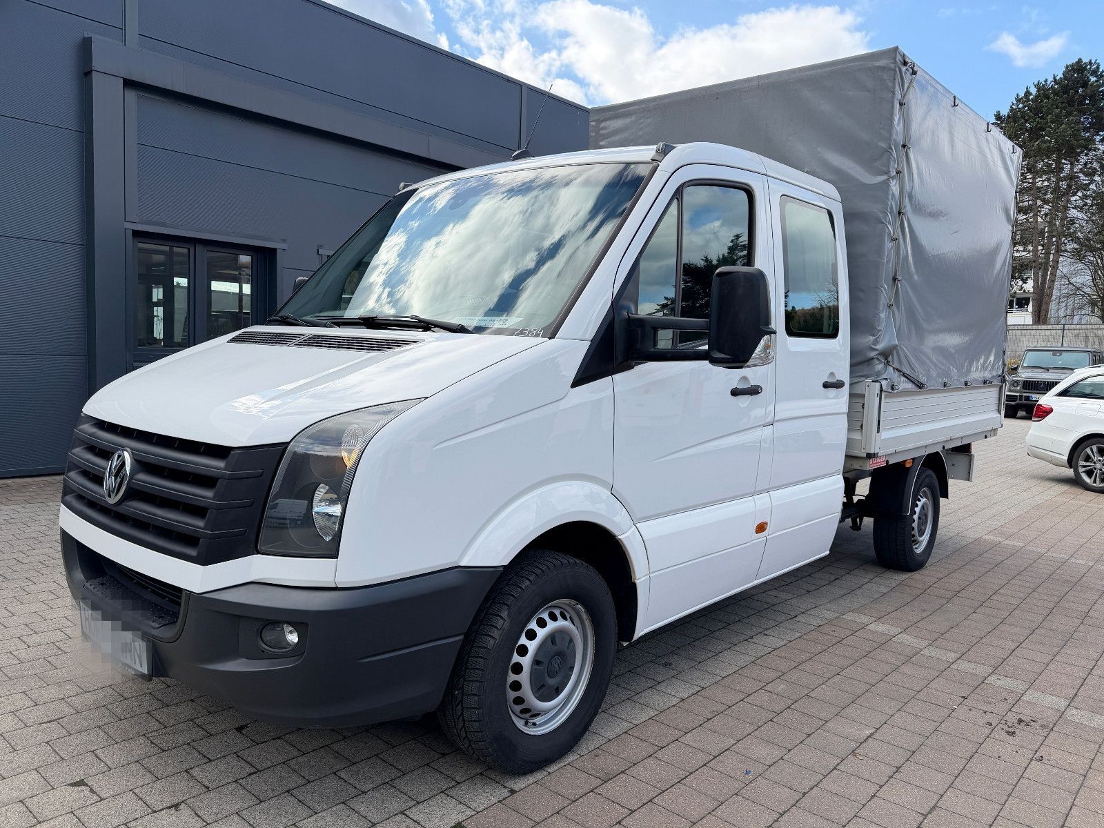 Volkswagen Crafter Pritsche Plane 35 mittel DoKa *AHK 3,5 T foto 2