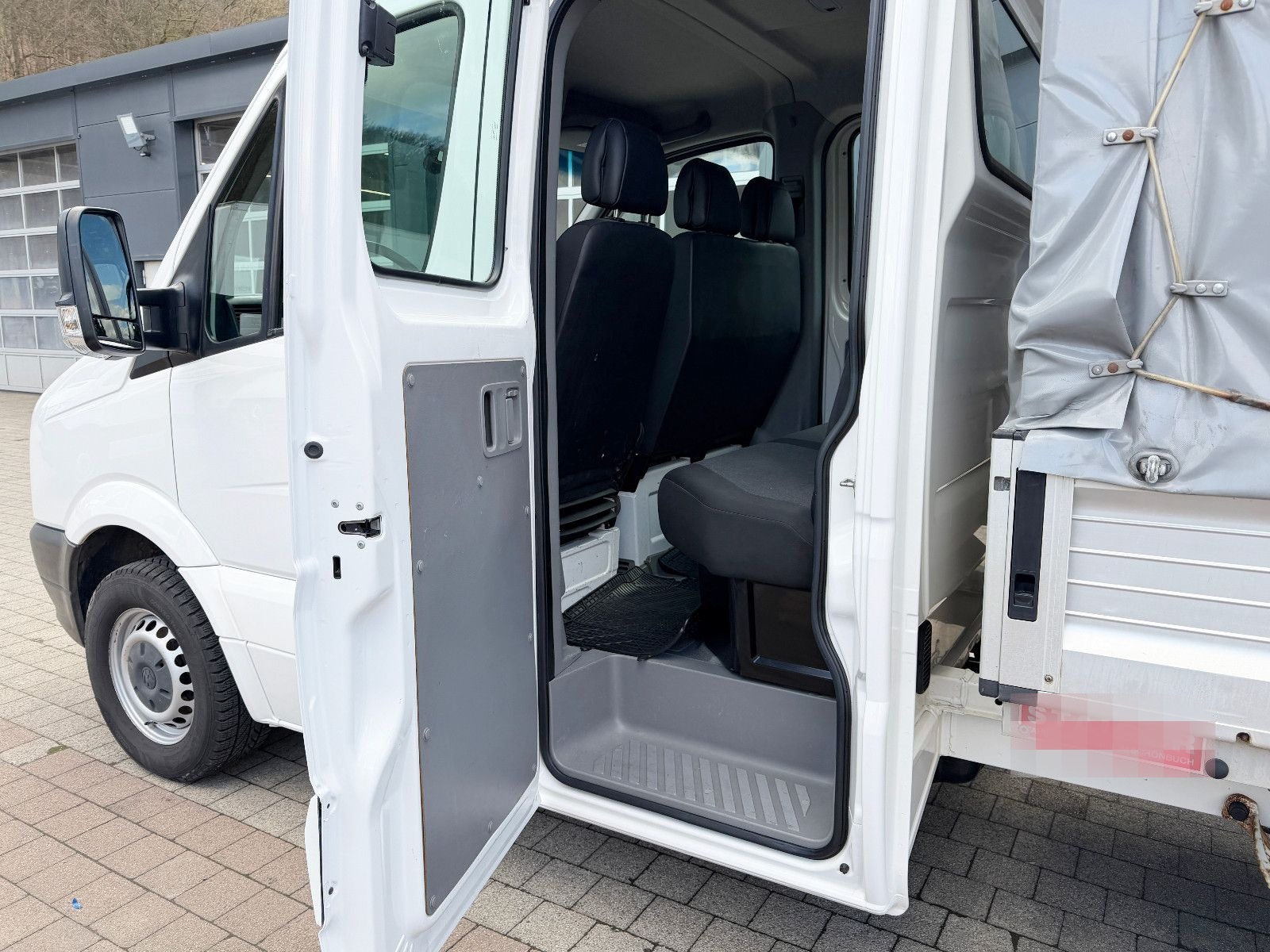 Volkswagen Crafter Pritsche Plane 35 mittel DoKa *AHK 3,5 T foto 16