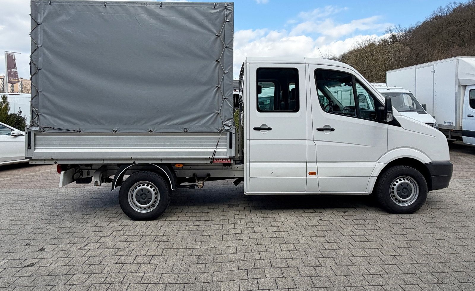 Volkswagen Crafter Pritsche Plane 35 mittel DoKa *AHK 3,5 T foto 6
