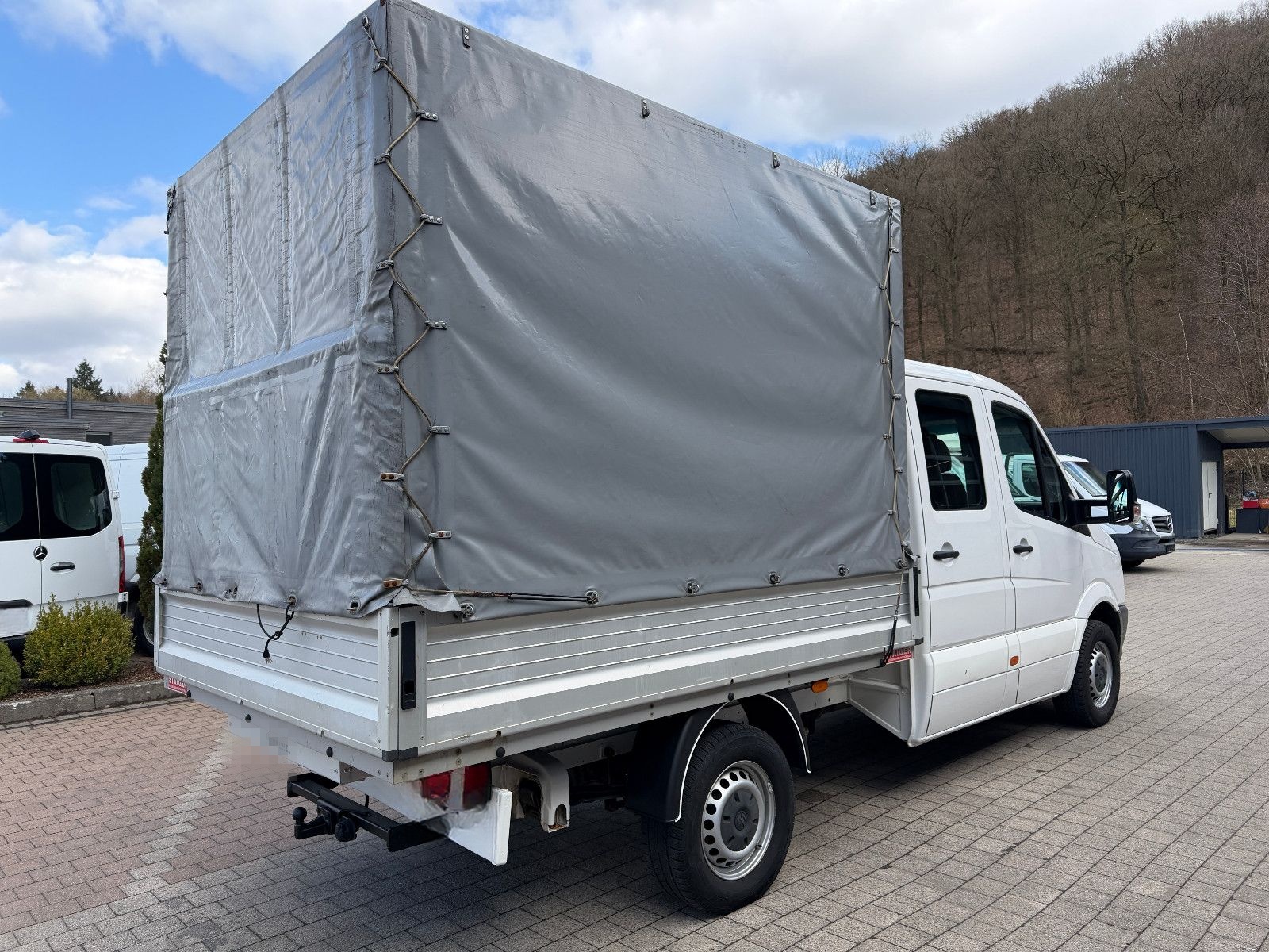 Volkswagen Crafter Pritsche Plane 35 mittel DoKa *AHK 3,5 T foto 7