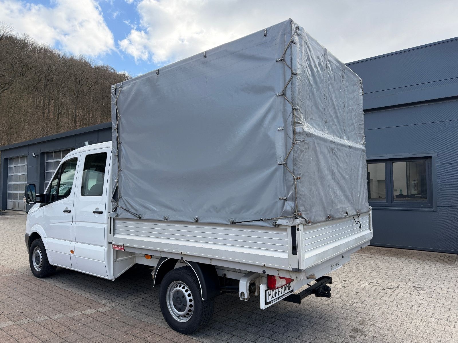 Volkswagen Crafter Pritsche Plane 35 mittel DoKa *AHK 3,5 T foto 9