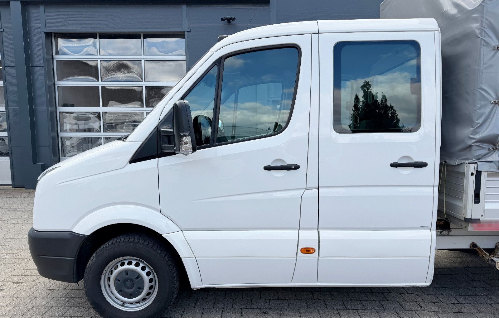 Volkswagen Crafter Pritsche Plane 35 mittel DoKa *AHK 3,5 T foto 10