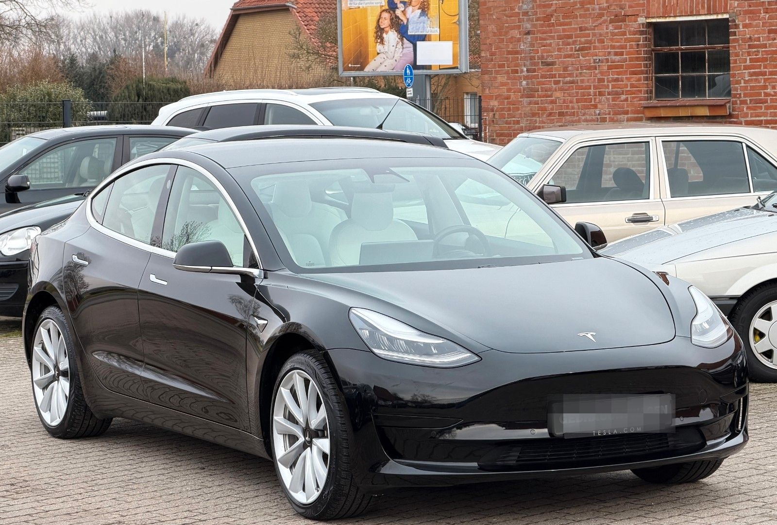 Tesla Model 3 Standard Plus 1.Hand AHK Leder Weiß foto 2