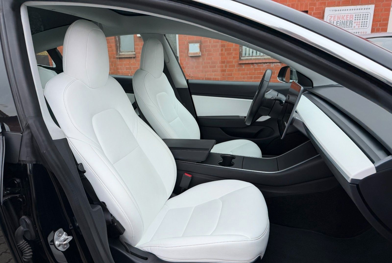 Tesla Model 3 Standard Plus 1.Hand AHK Leder Weiß foto 13