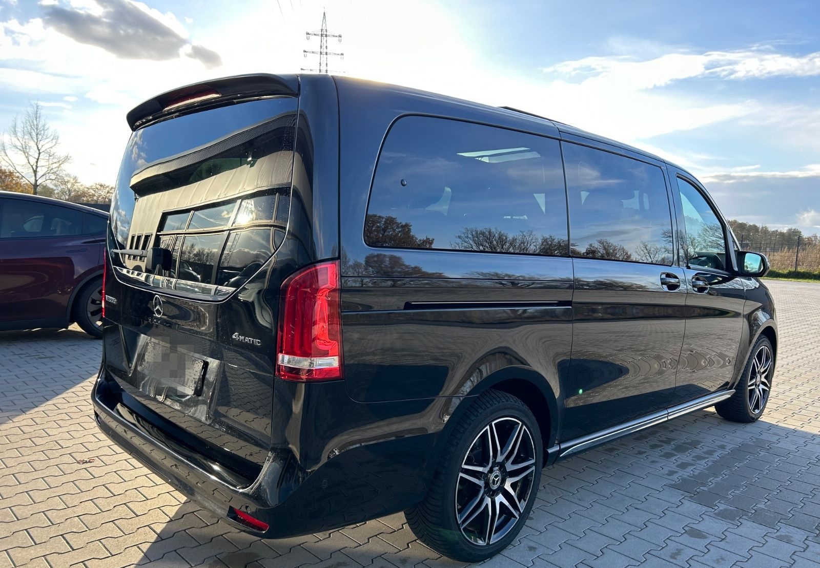 Mercedes-Benz V300d 4M Lang AMG -7S-2xEl.Tür-Pano-360K-19Zo foto 3