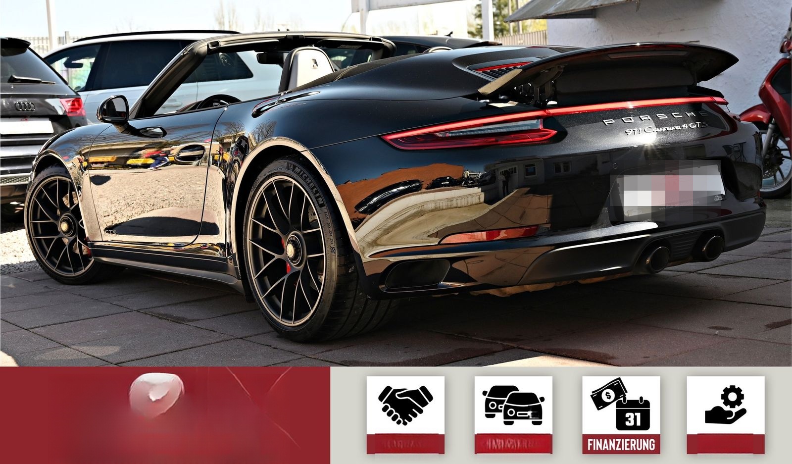 Porsche 911 Carrera 4 GTS Cabrio 1.Hd*CARBON*Unfallfrei! foto 4