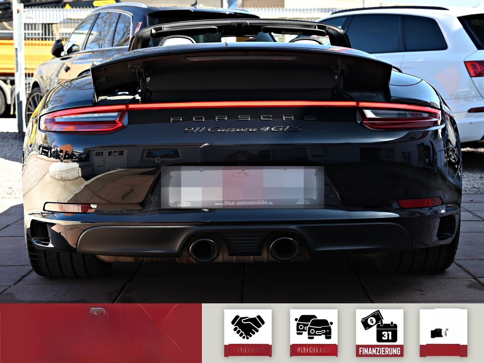 Porsche 911 Carrera 4 GTS Cabrio 1.Hd*CARBON*Unfallfrei! foto 10