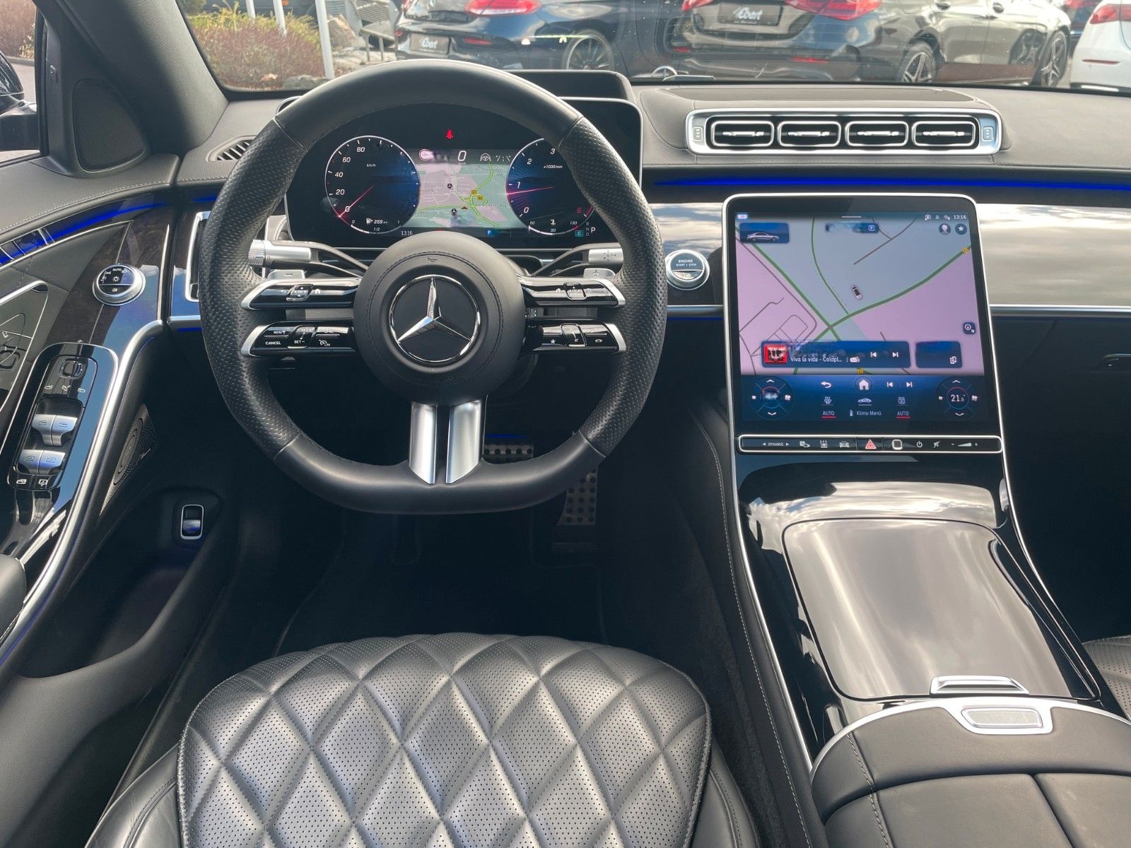 Mercedes-Benz S 400 d 4M Lang AMG Burm+Pano+StdH+3D+Fond+HUD foto 16