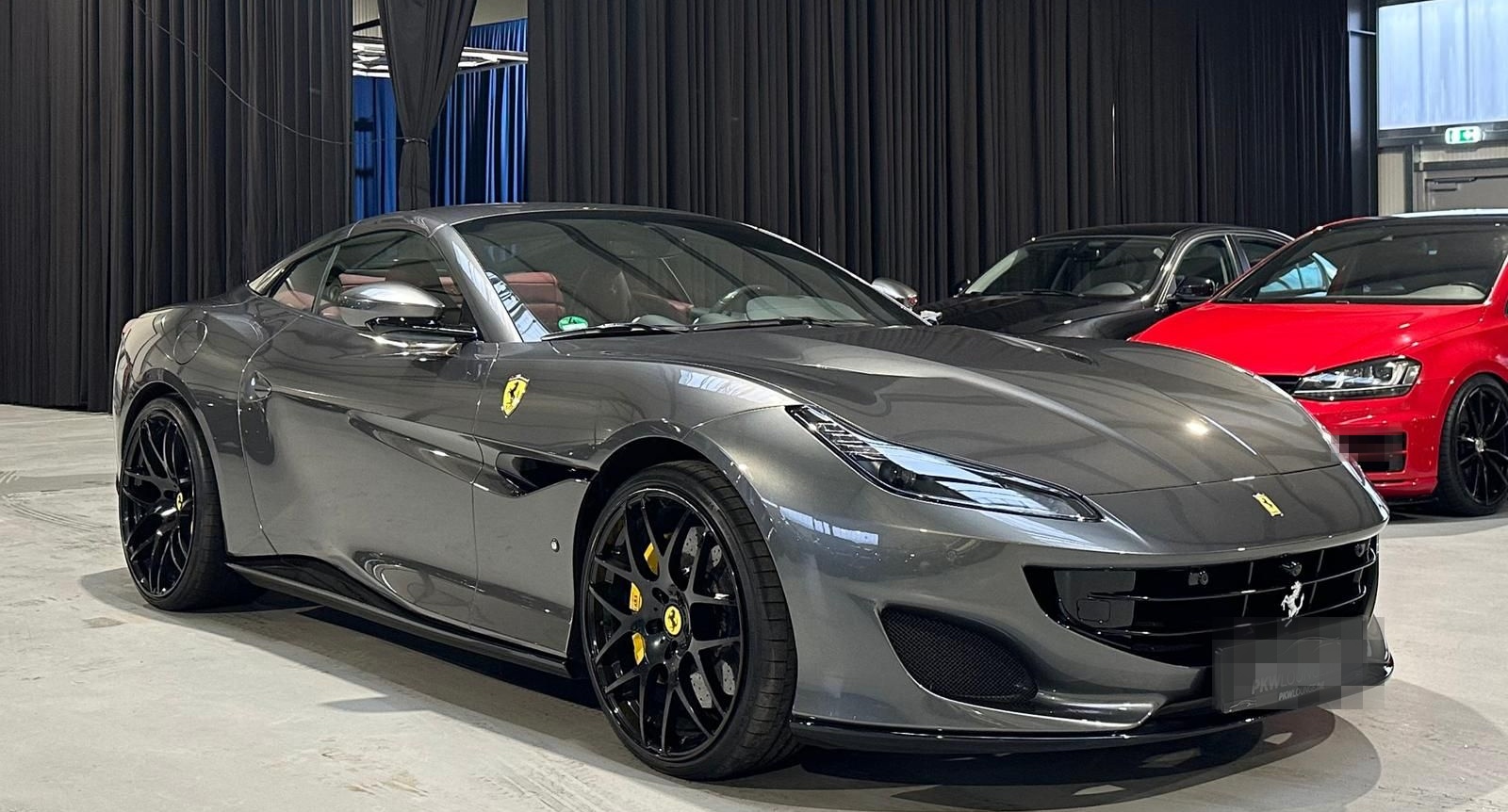 Ferrari Portofino GRIGIO SILVERST. BORDEAUX TOP gepflegt foto 2