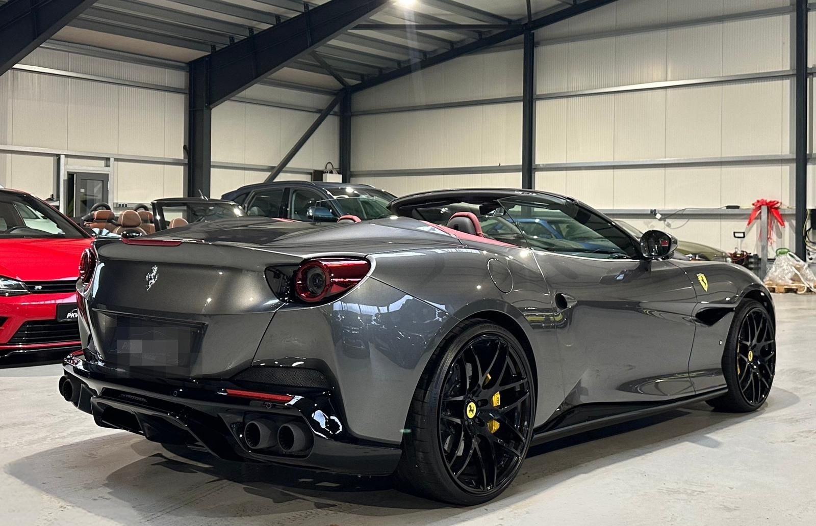 Ferrari Portofino GRIGIO SILVERST. BORDEAUX TOP gepflegt foto 12