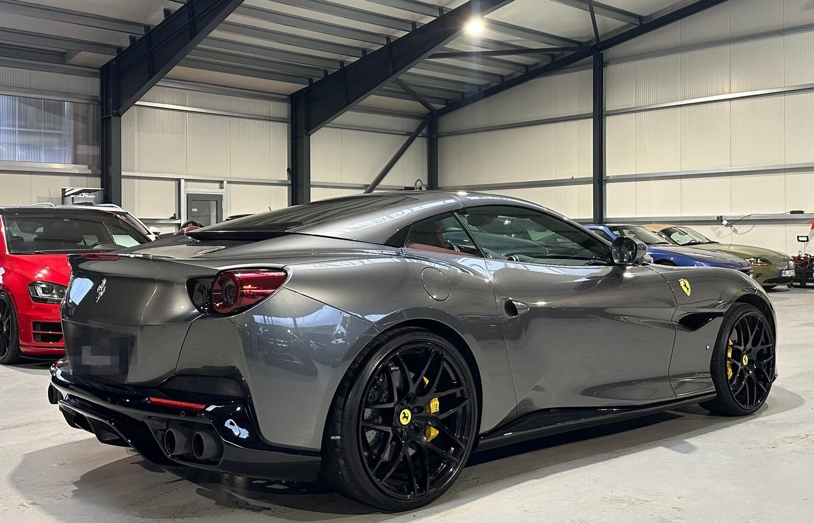 Ferrari Portofino GRIGIO SILVERST. BORDEAUX TOP gepflegt foto 13