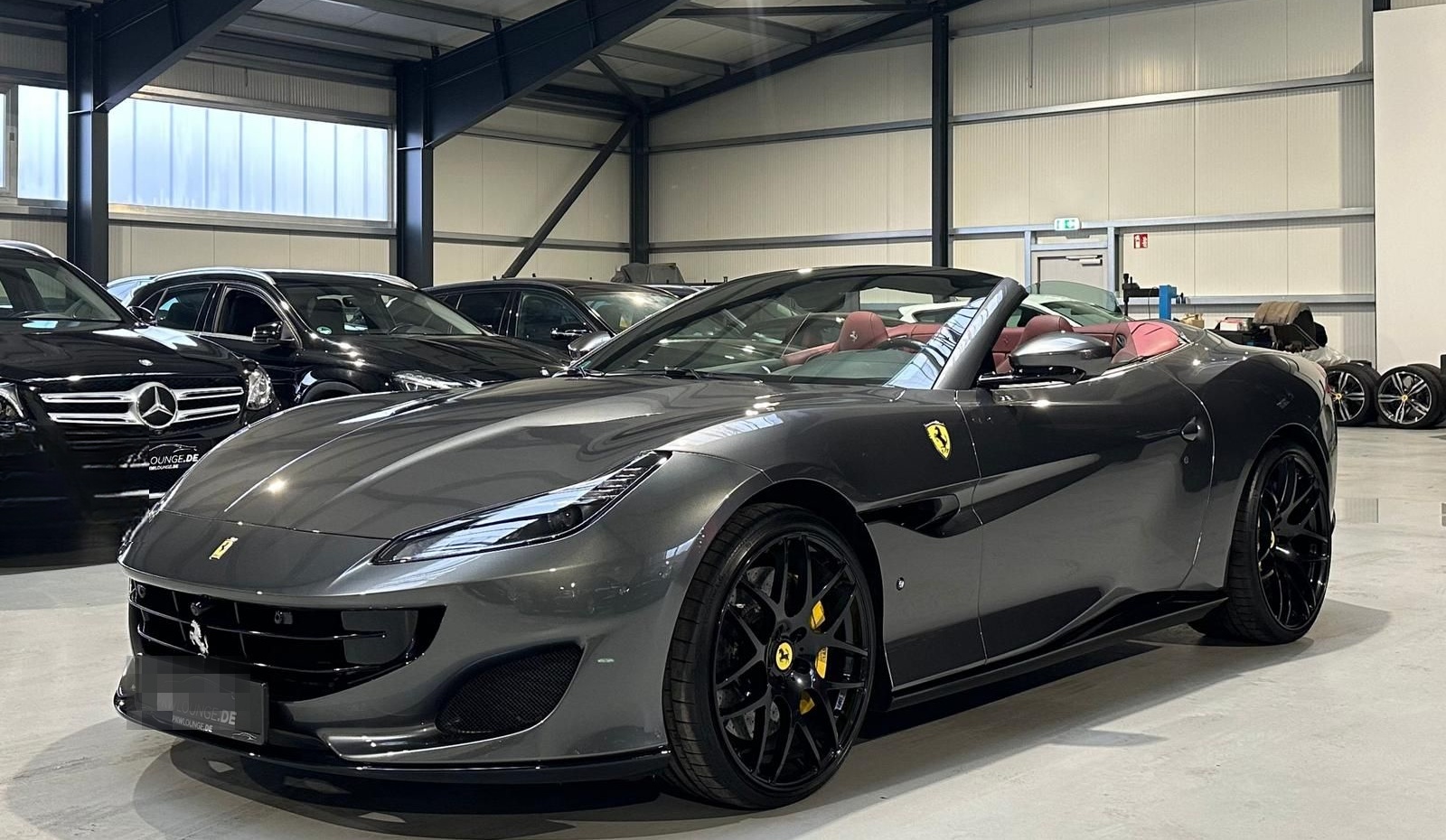 Ferrari Portofino GRIGIO SILVERST. BORDEAUX TOP gepflegt foto 5