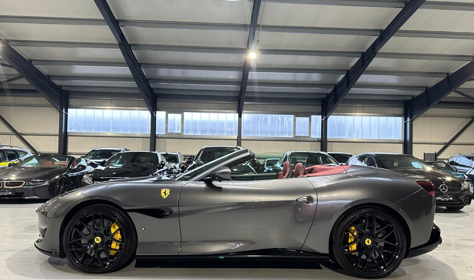 Ferrari Portofino GRIGIO SILVERST. BORDEAUX TOP gepflegt foto 7
