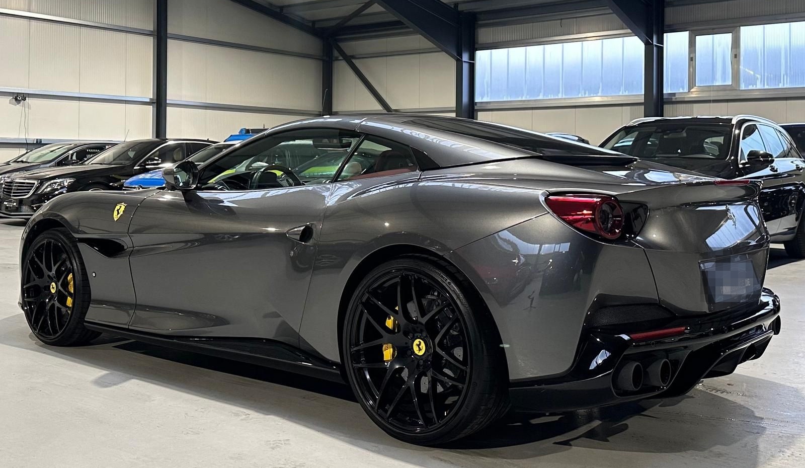 Ferrari Portofino GRIGIO SILVERST. BORDEAUX TOP gepflegt foto 10