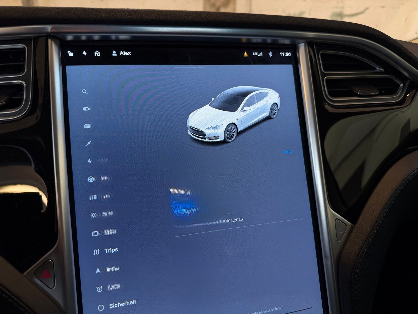 Tesla Model S P85D Performance 2.Hand MCU2 CCS 21 Zoll foto 16