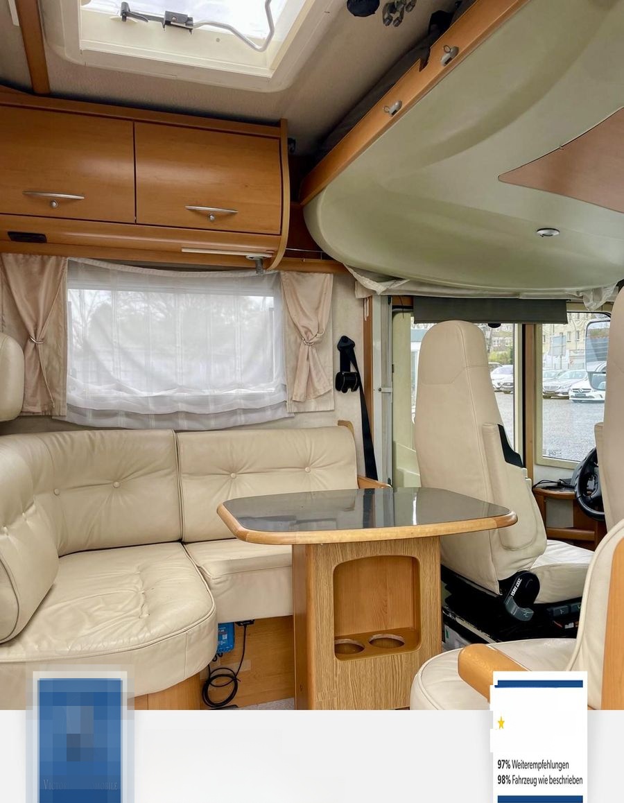 Mercedes-Benz Wohnmobil I 7400 BD Frankia Sprinter e  BD. Comf foto 15