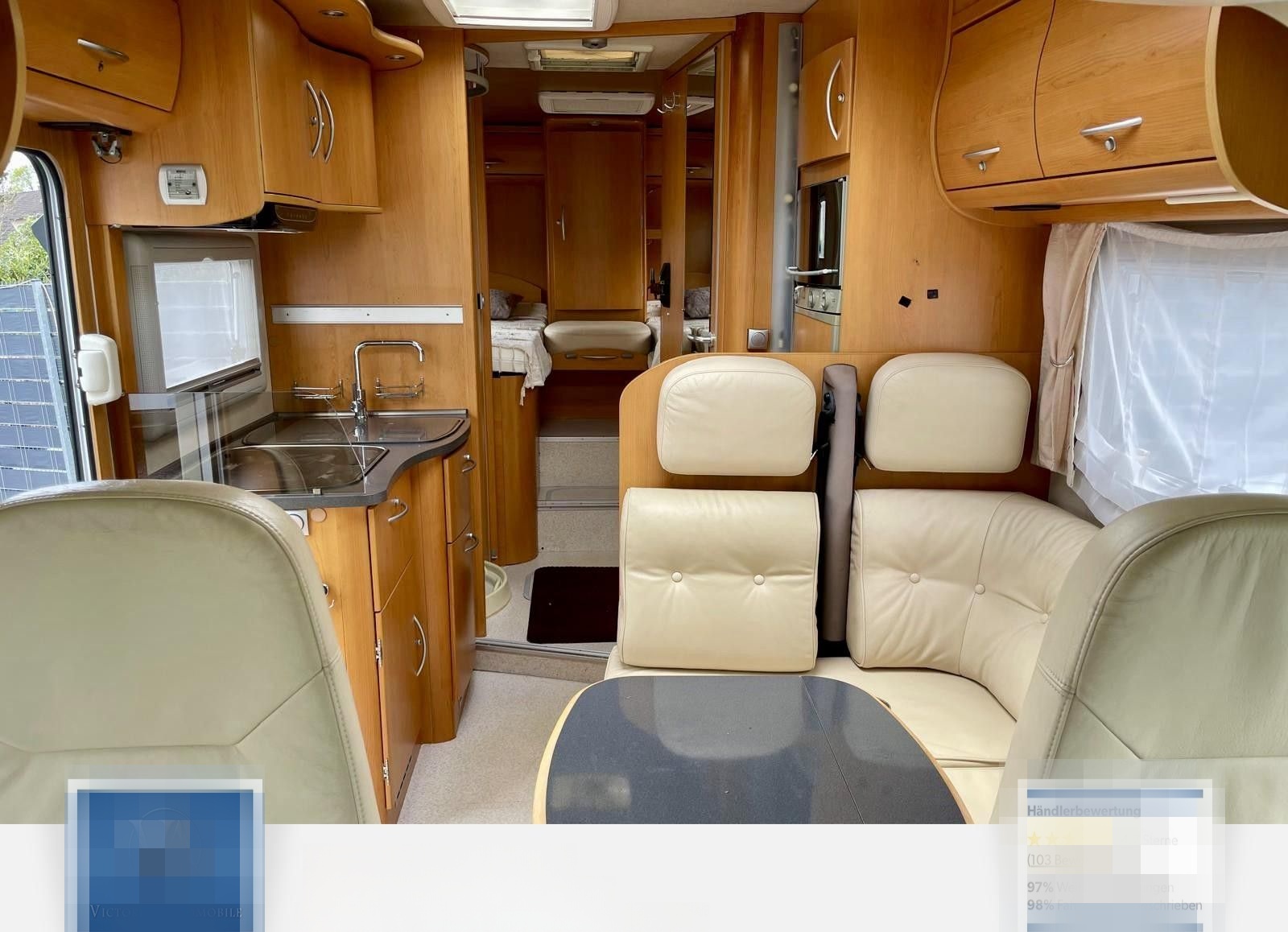 Mercedes-Benz Wohnmobil I 7400 BD Frankia Sprinter e  BD. Comf foto 17