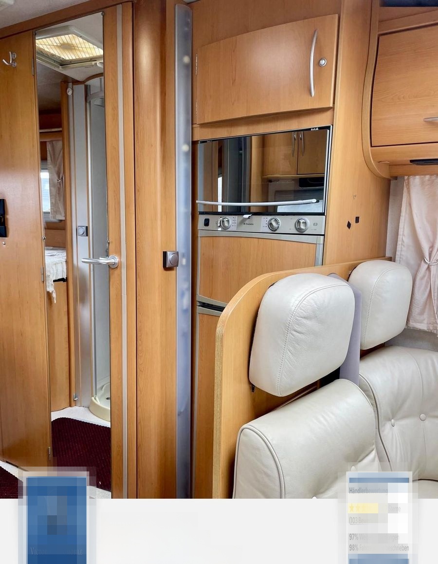 Mercedes-Benz Wohnmobil I 7400 BD Frankia Sprinter e  BD. Comf foto 22