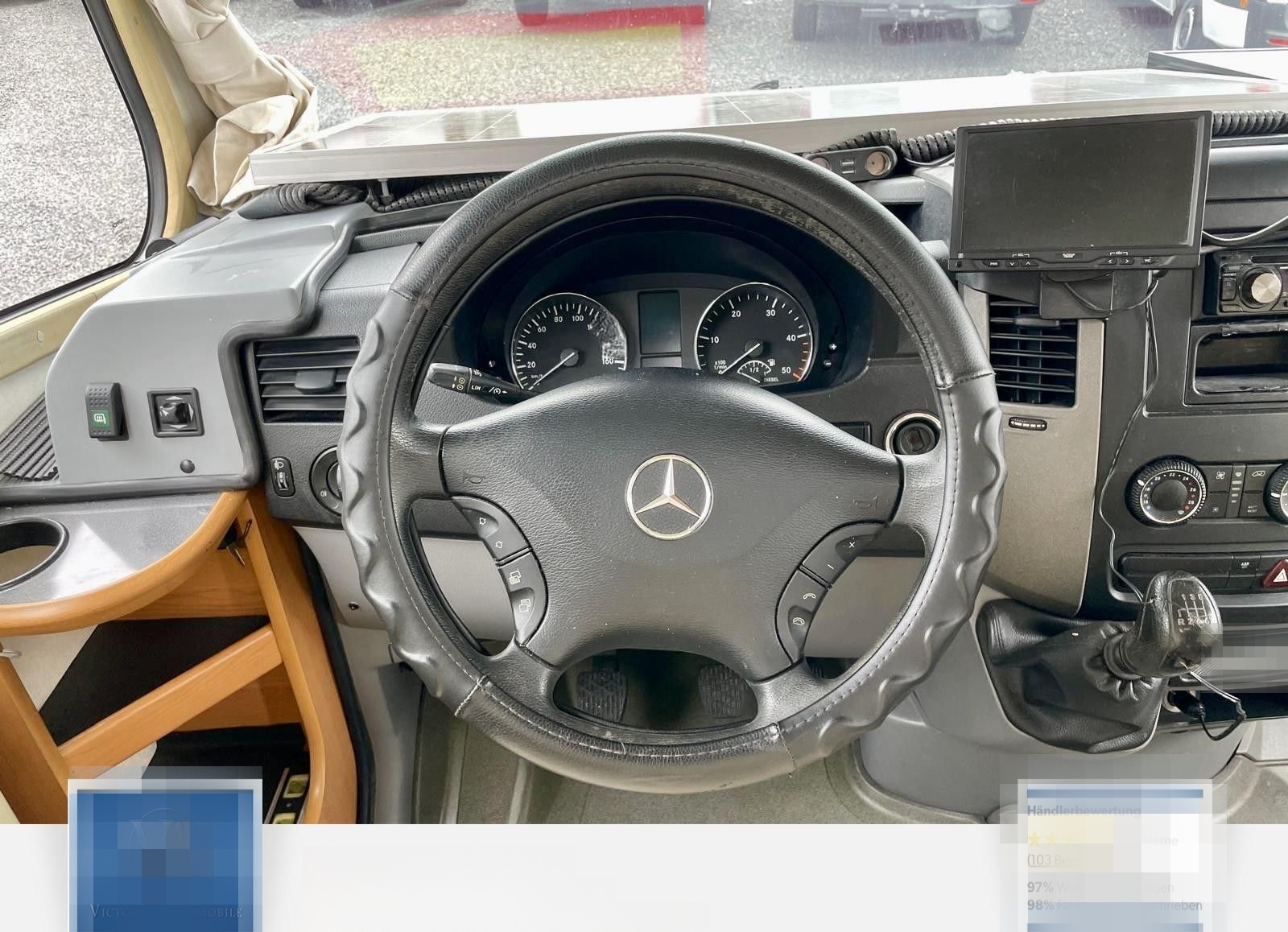 Mercedes-Benz Wohnmobil I 7400 BD Frankia Sprinter e  BD. Comf foto 9