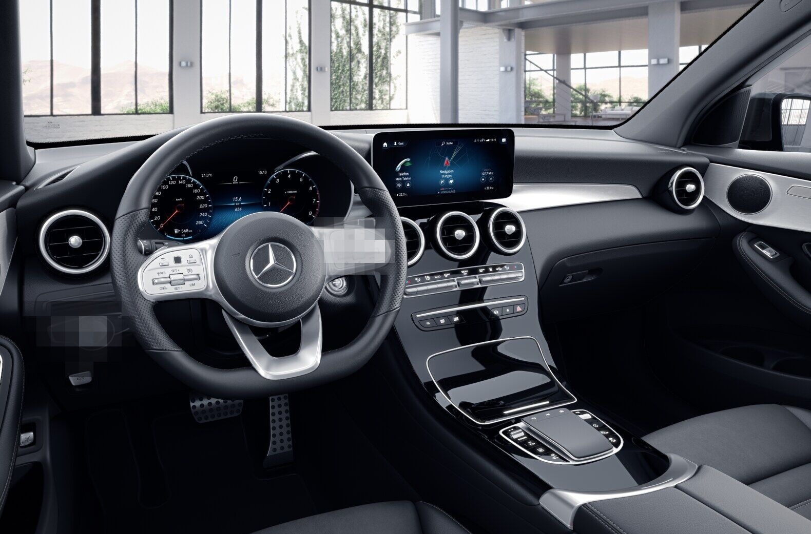Mercedes-Benz GLC 300e 4MATIC AHK+NIGHT+AMG+KEYLESS+KLIMA+MBUX foto 4