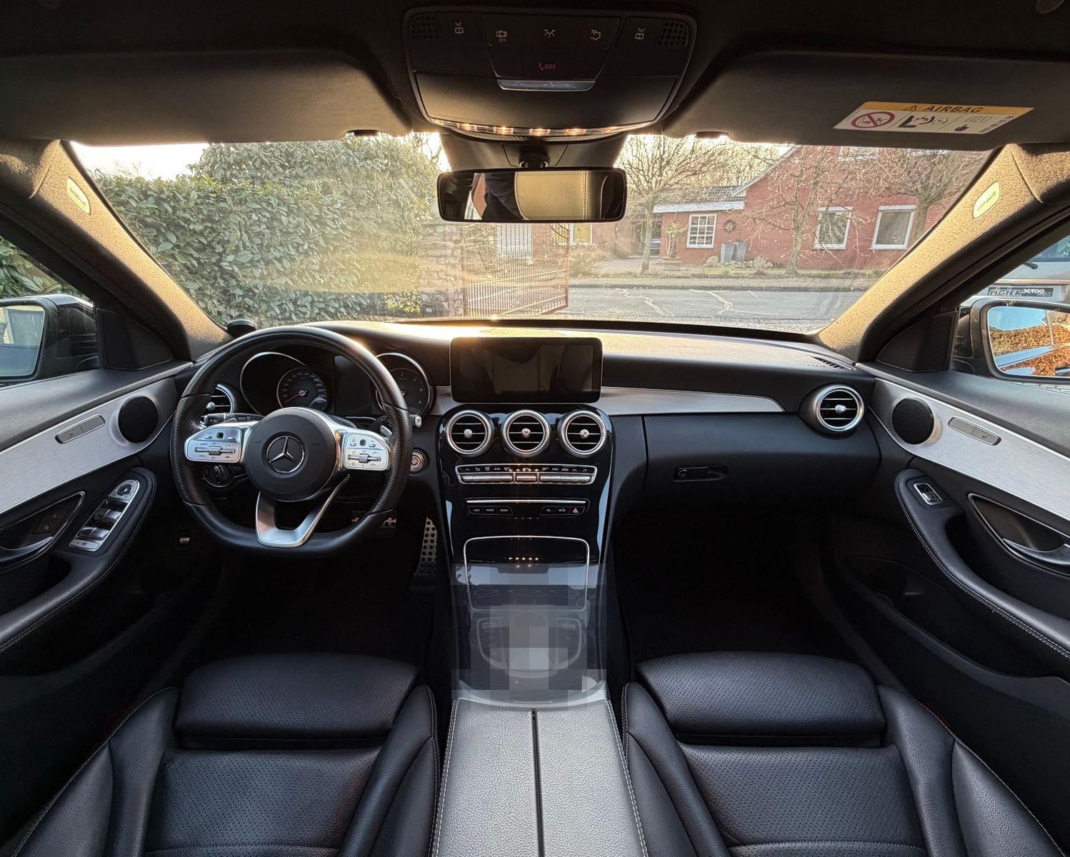 Mercedes-Benz C200d AMG, Night, 2.Hand, Spur, Navi, SHZ, CarPl foto 11