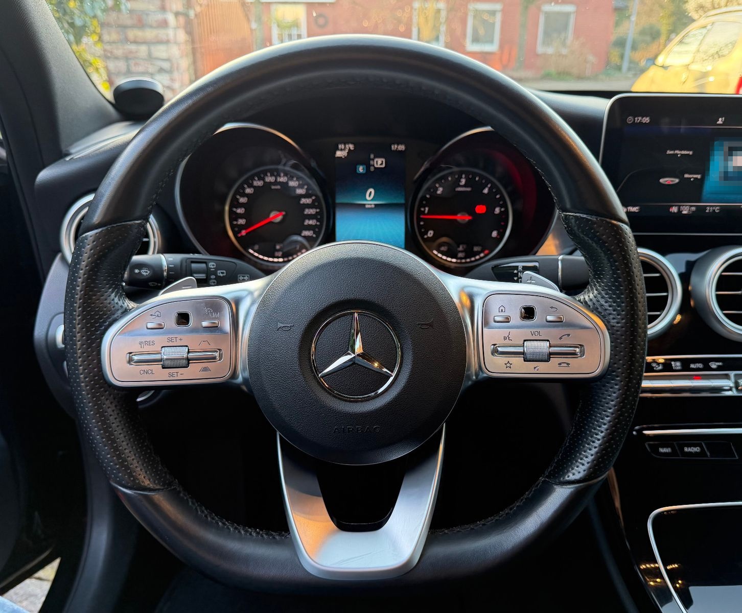 Mercedes-Benz C200d AMG, Night, 2.Hand, Spur, Navi, SHZ, CarPl foto 15