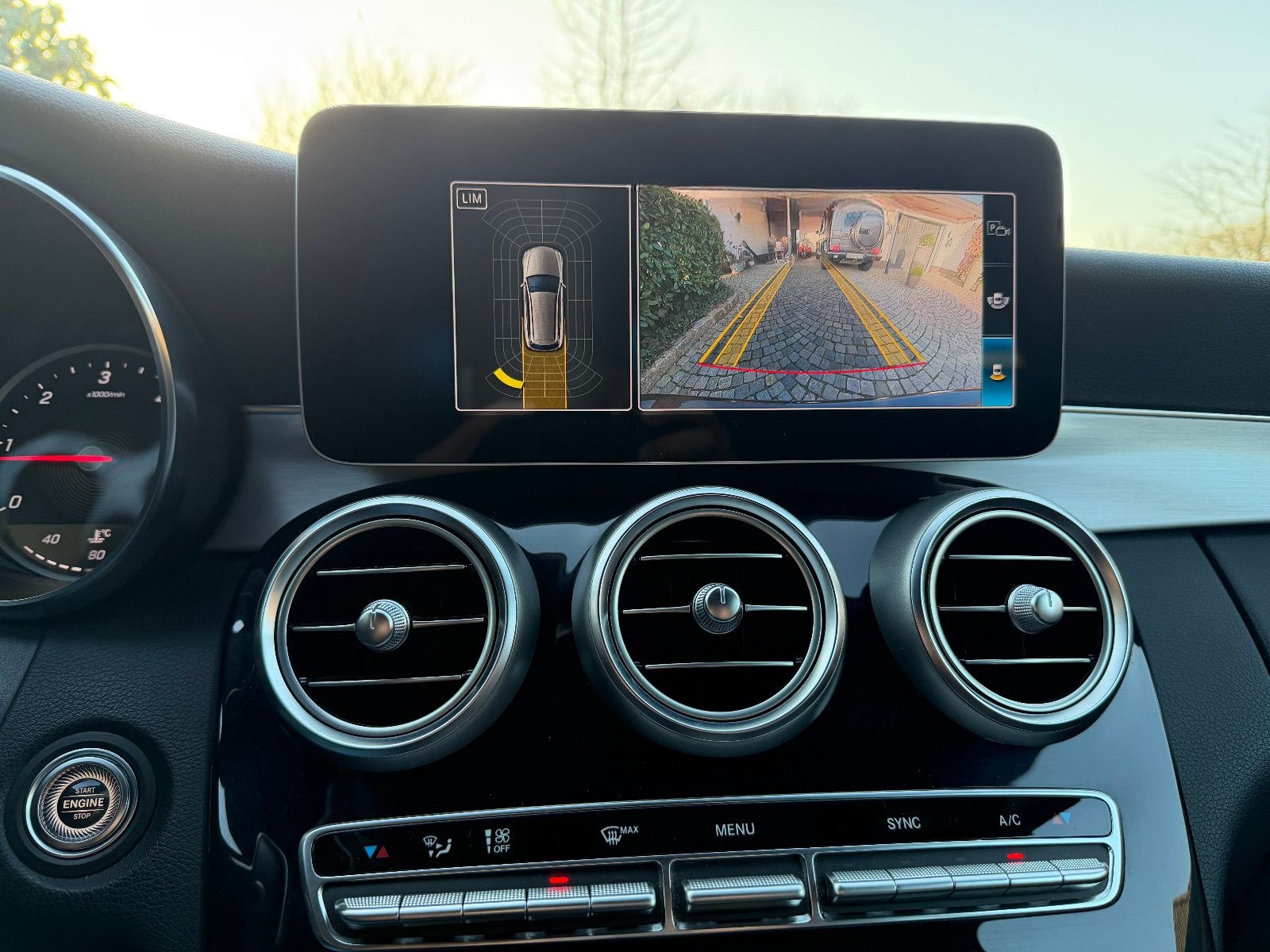 Mercedes-Benz C200d AMG, Night, 2.Hand, Spur, Navi, SHZ, CarPl foto 17