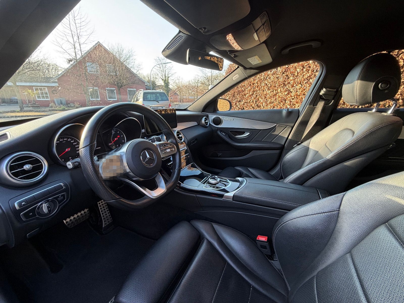 Mercedes-Benz C200d AMG, Night, 2.Hand, Spur, Navi, SHZ, CarPl foto 10