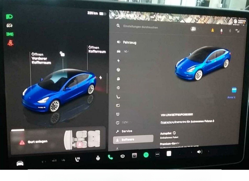 Tesla Model 3 19" Wärmepumpe Ryzen Shanghai Autopilot3 foto 8