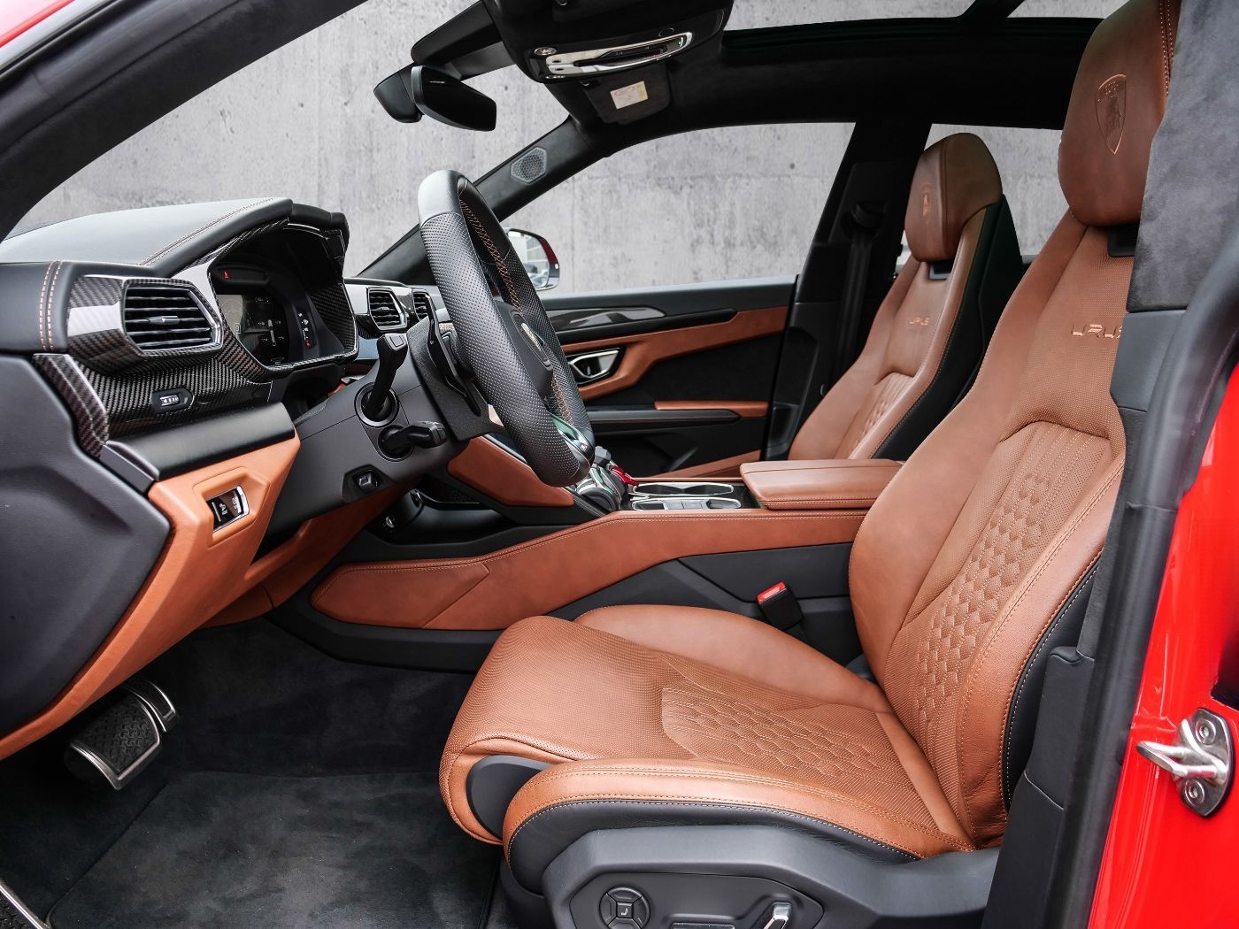 Lamborghini Urus S Rosso Mars, Big Interior Carbon Pack foto 8