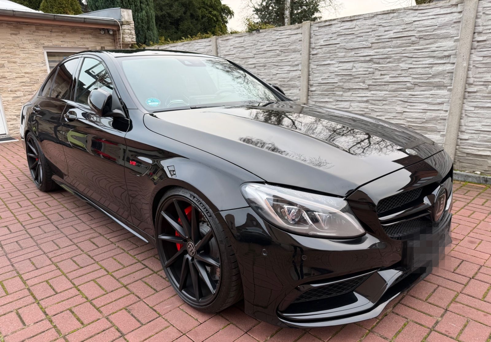 Mercedes-Benz C 63 S AMG BRABUS 700+CAPRISTO+20"VOSSEN foto 3