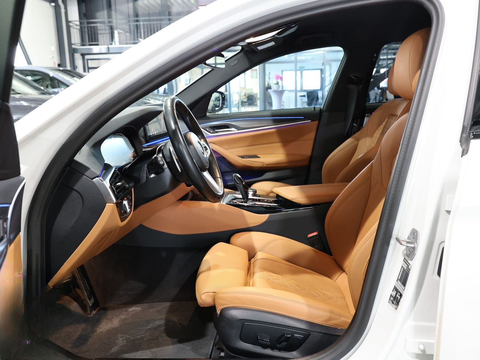 BMW 520d Touring xDrive M-SPORTPAKET WHITE & BROWN foto 14