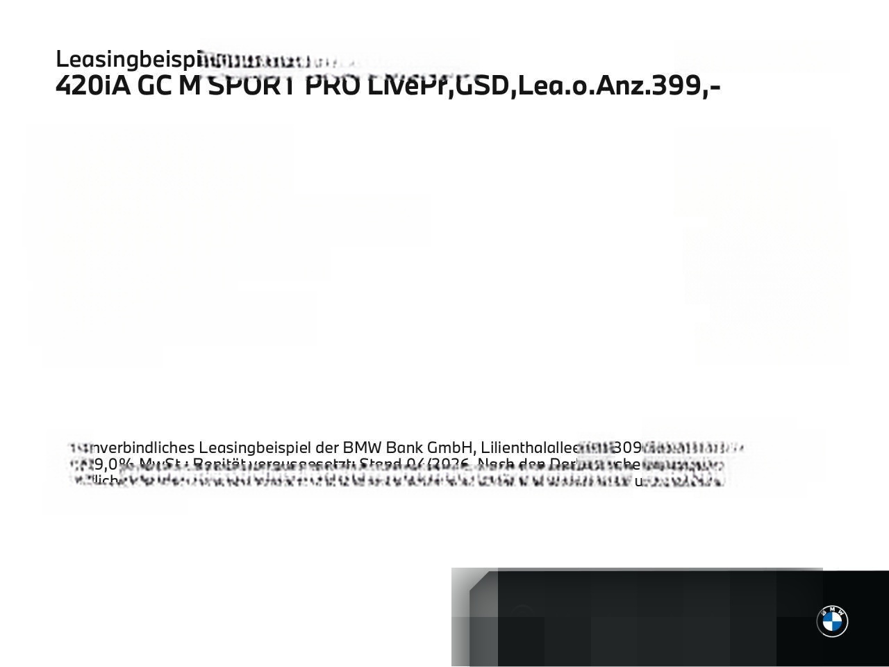 BMW 420iA GC M SPORT PRO LivePr,GSD,Lea.o.Anz.399,- foto 2