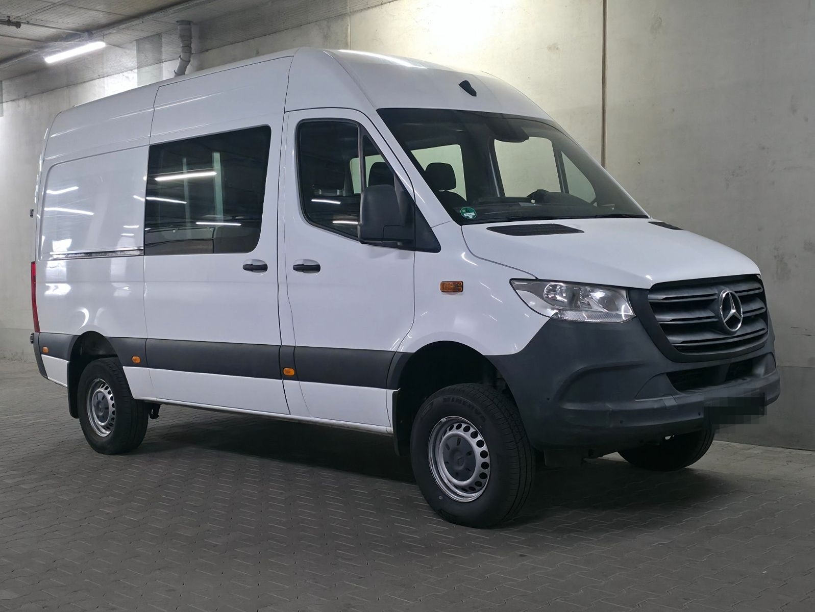 Mercedes-Benz Sprinter 314 4x4 DoKa 6 Sitze AHK Regale foto 2
