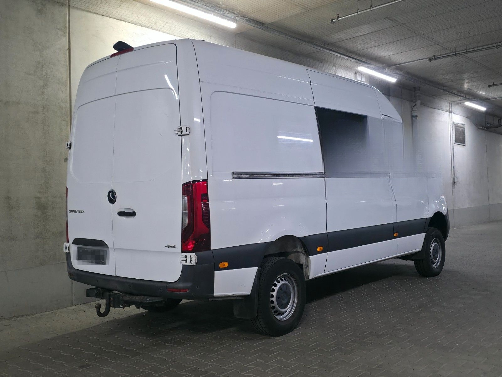 Mercedes-Benz Sprinter 314 4x4 DoKa 6 Sitze AHK Regale foto 3