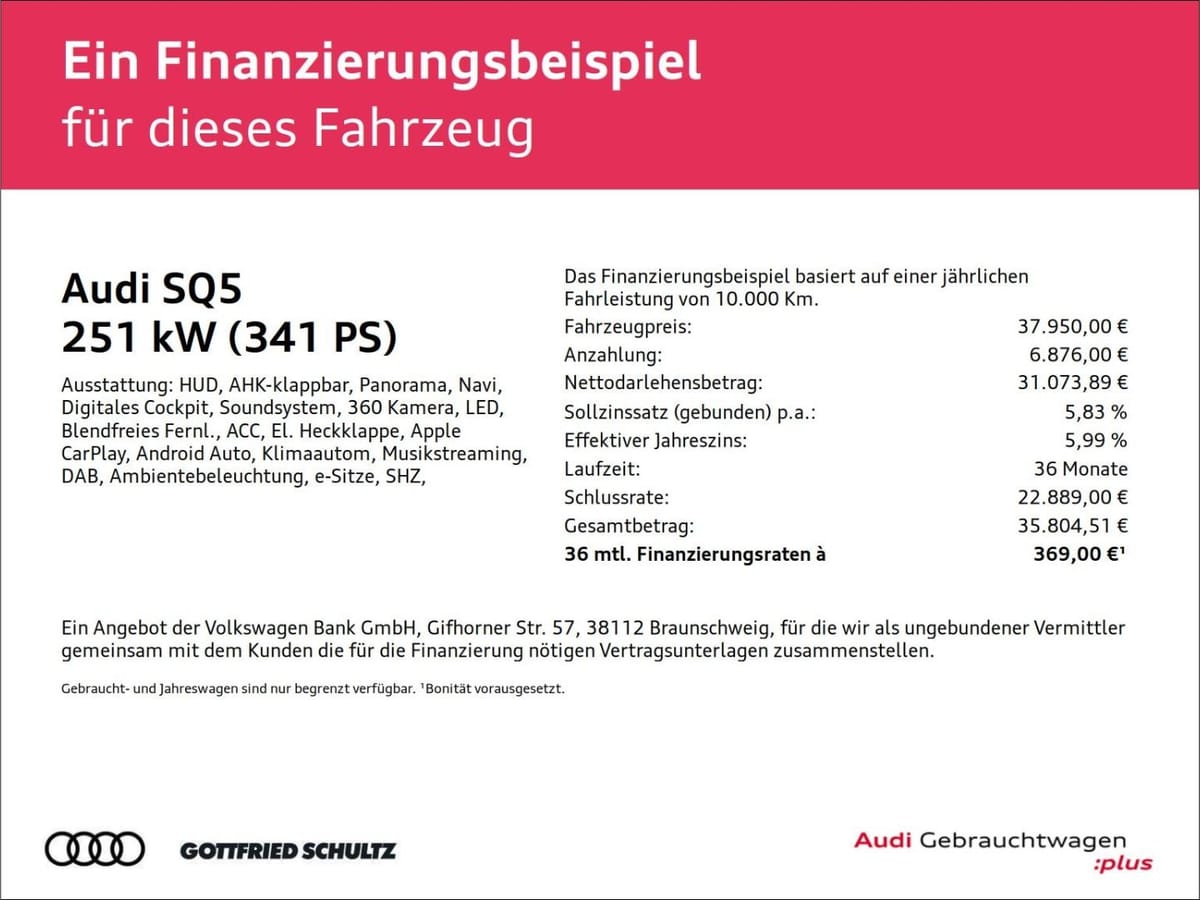 Audi SQ5 Sportback 3.0 TDI quattro Navi Matrix LED AH foto 2