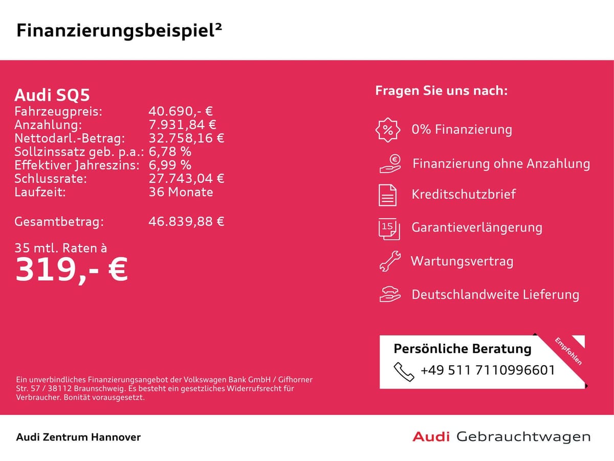 Audi SQ5 3.0 TDI quattro virtual AHK foto 2