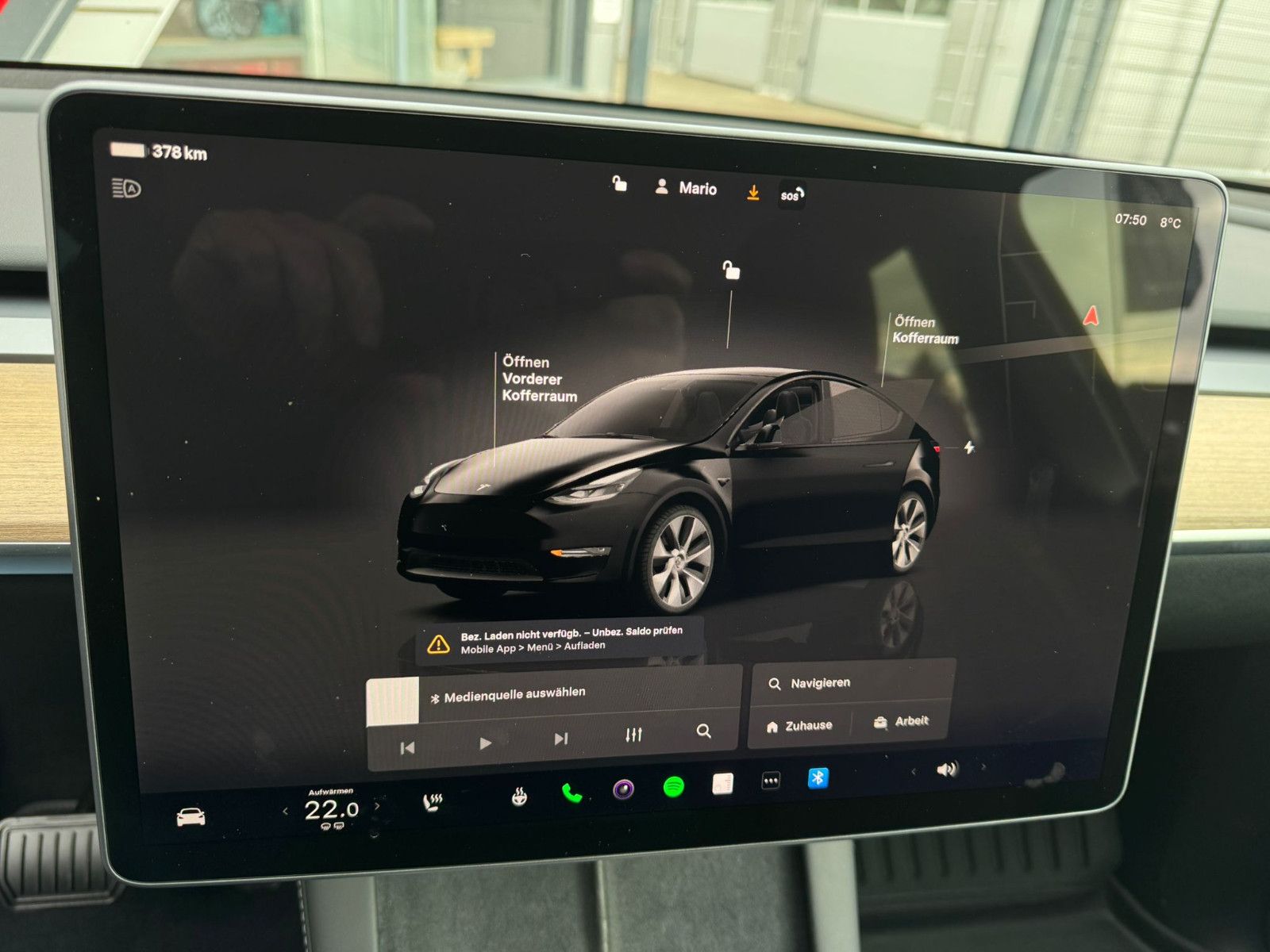 Tesla Model Y RWD Matrix LED Leder AHK SOH 94,4 foto 8