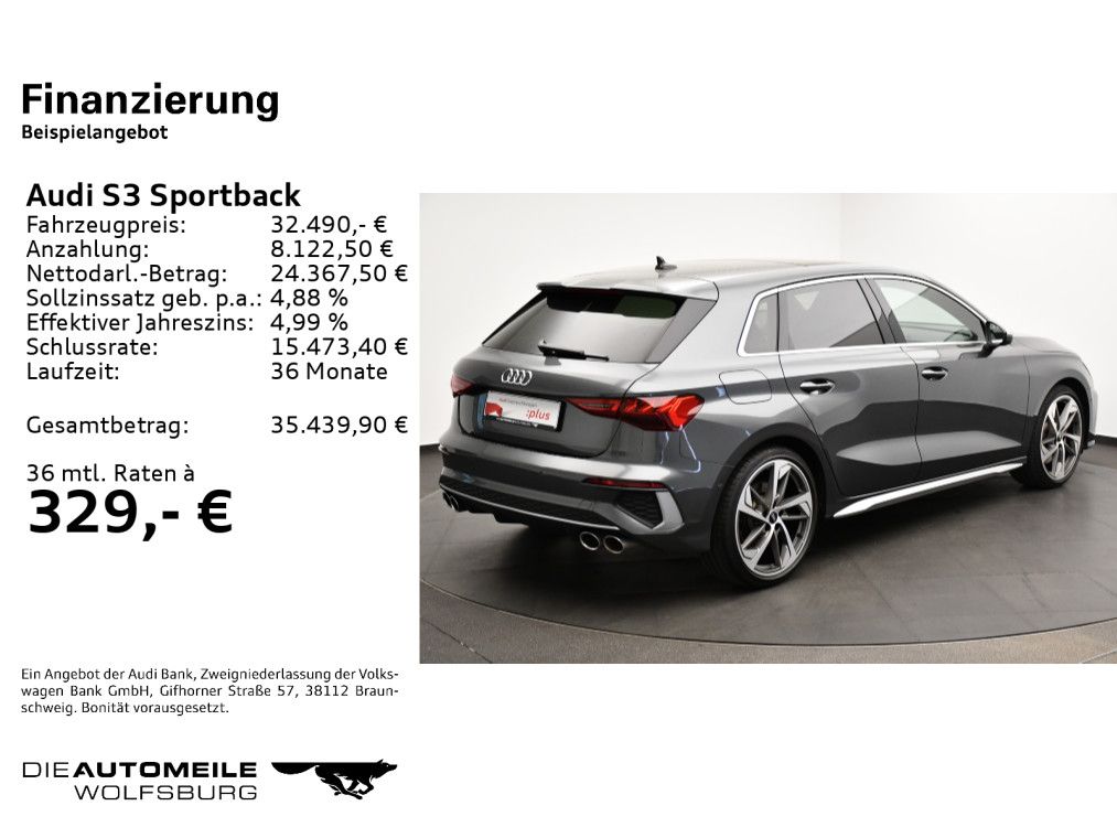Audi S3 Sportback 2.0 TFSI quattro S-tronic basis B&O foto 2