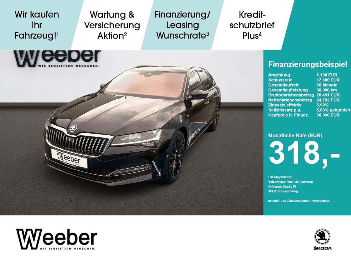 Skoda Superb Combi L&K 4X4 AHK LEDER KAMERA MATRIX foto 1