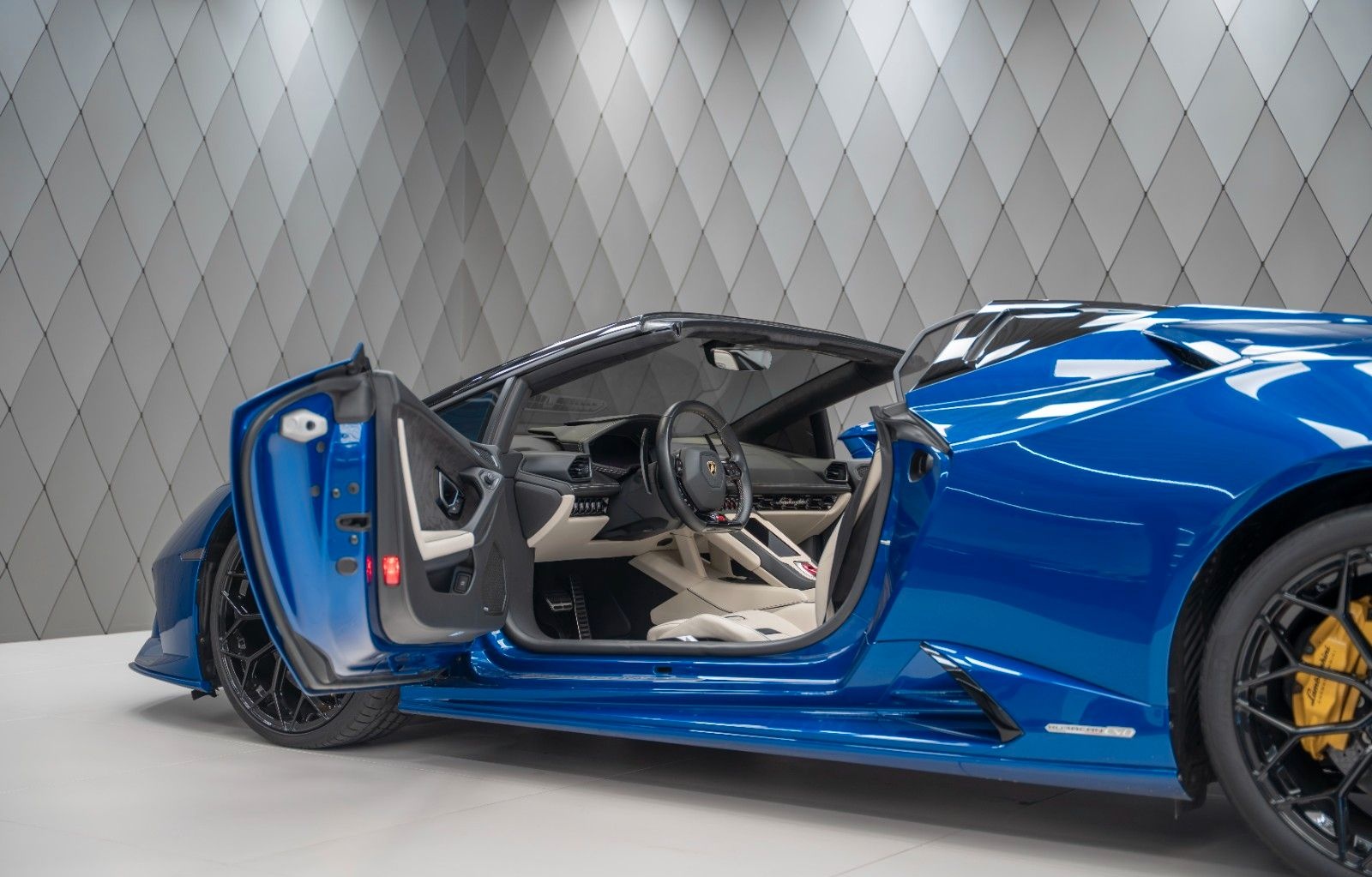 Lamborghini Huracán EVO Spyder BLU SIDERIS LIFT SENSONUM foto 13