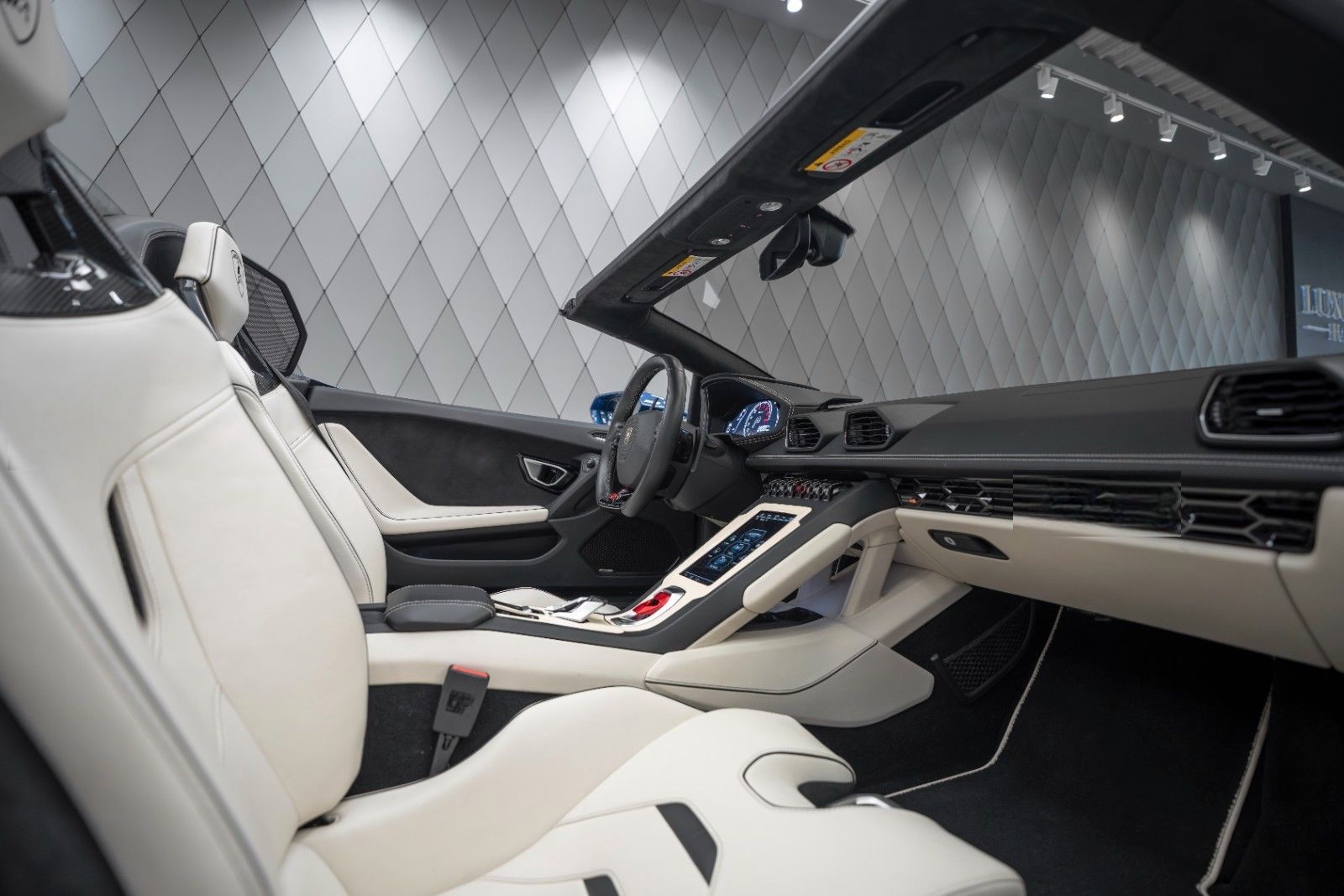 Lamborghini Huracán EVO Spyder BLU SIDERIS LIFT SENSONUM foto 17