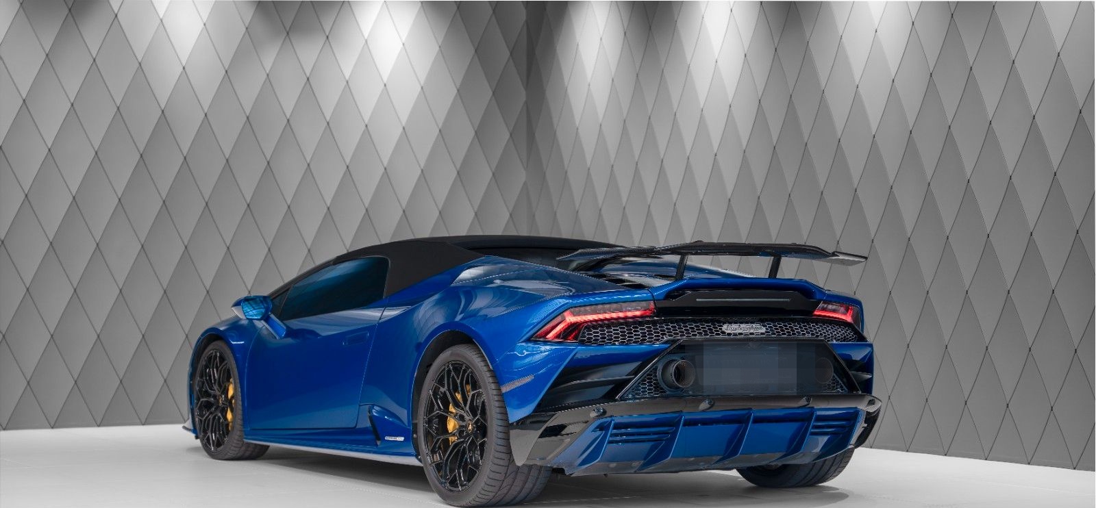 Lamborghini Huracán EVO Spyder BLU SIDERIS LIFT SENSONUM foto 5