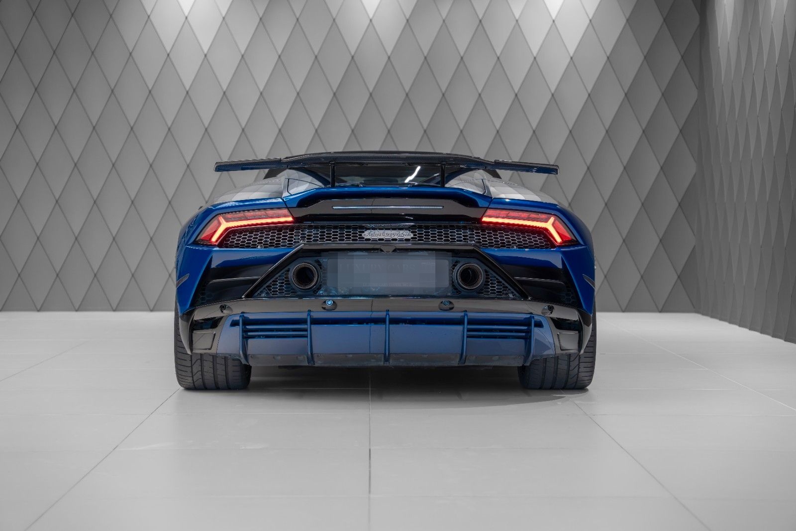 Lamborghini Huracán EVO Spyder BLU SIDERIS LIFT SENSONUM foto 6