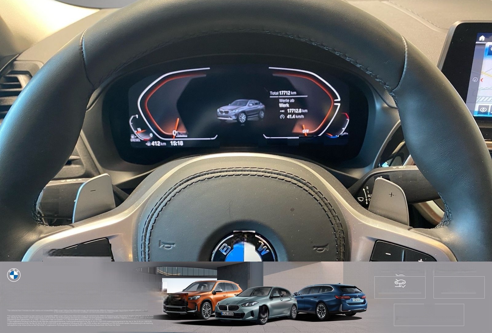 BMW X4 xDrive20d Navi AHK Head-Up Laser Kamera HiFi foto 10