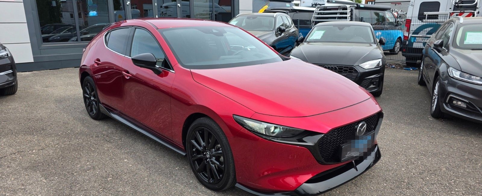Mazda 3 Lim/Navi/LED/360Kam/ACC/HUD/AHK/Keyless/1Hand foto 1